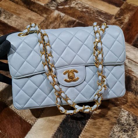 chanel baby blue bag|red chanel boyfriend bag.